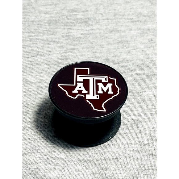 Texas A&M University College Football Phone Holder Stand With Adhesive Base - Picture 1 of 6